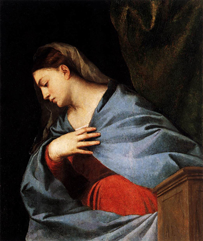 Polyptych of the Resurrection Virgin AnnunciateX Titian